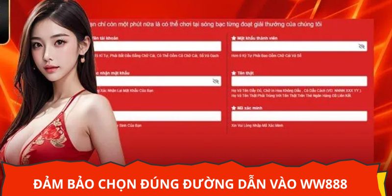 Bạn hãy đảm bảo chọn đúng đường dẫn vào WW888